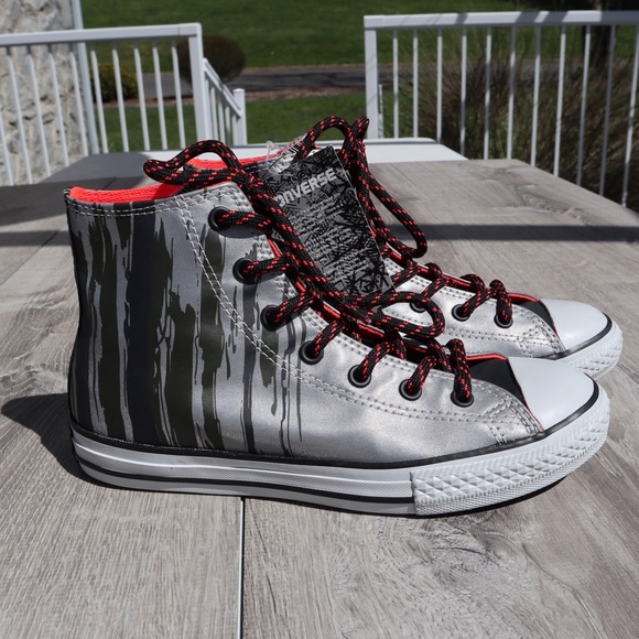 Converse Other - NWT Converse juniors reflective Allstar high tops